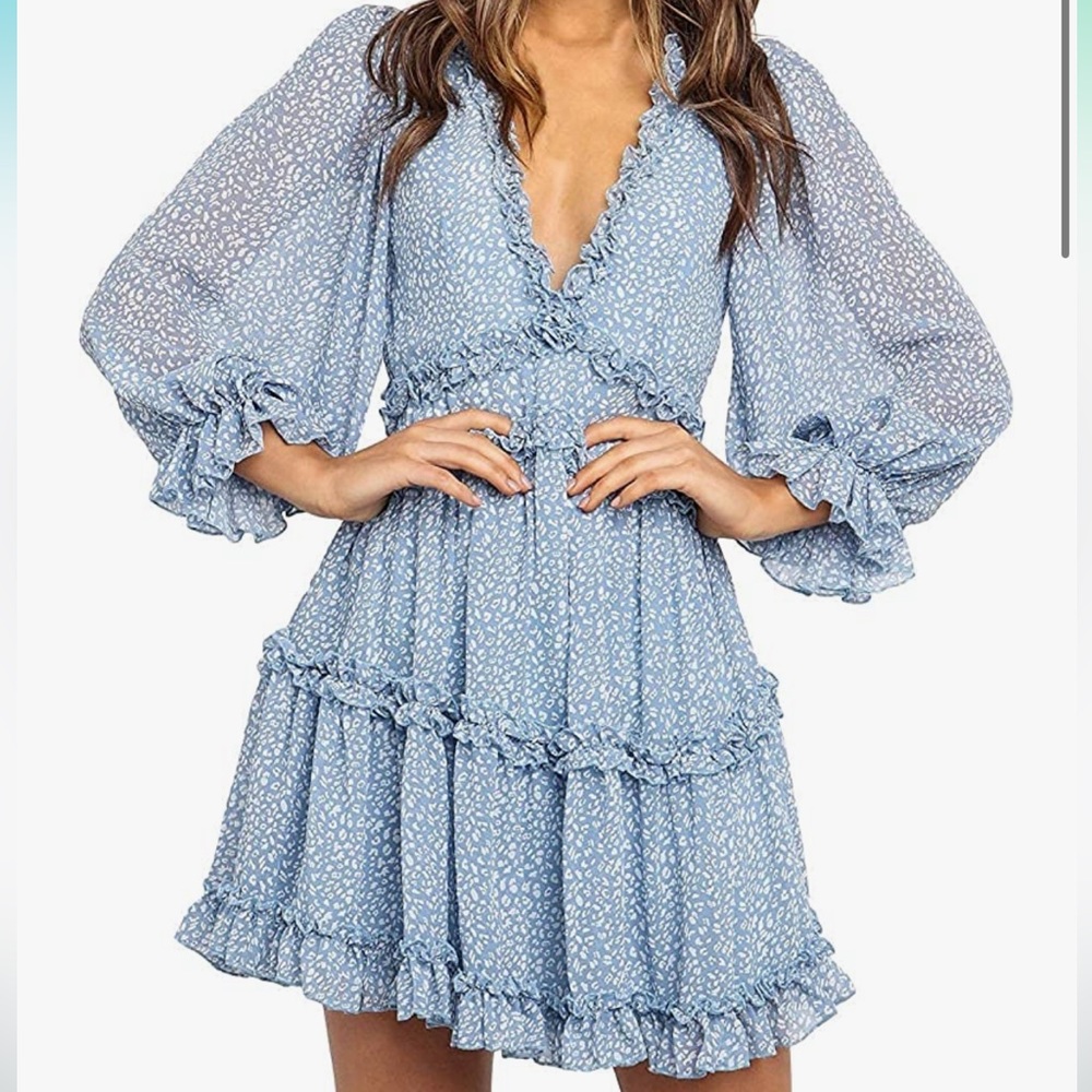 Happy Sailed Womens Spring/Summer Long Sleeve Dress